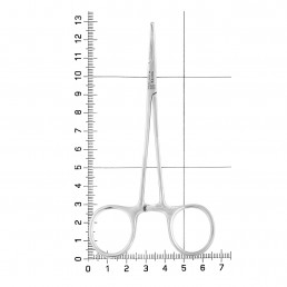 AA 133/12 Щипцы для артерии изогнутые с зубцом Micro-Mosquito, 12,5 см, NOPA