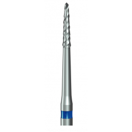 Фреза твердосплавная конусная, синее маркировочное кольцо (L раб. части 6,0мм, диаметр 1,2мм) (FG) Komet Dental 