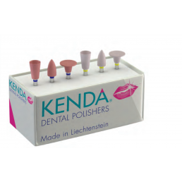 Кенда №0200.006 -набор полир. для керамики (диск, конус, чашка) Kenda