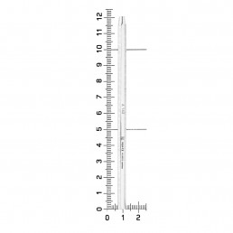 Ручка для зеркала восьмигранная, 12,0 см, NOPA