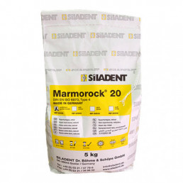 Супергипс (4 класс) Marmorock 20 (белый) 5кг Siladent (Марморок 20)