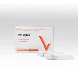 Темпофикс  с эвгенолом (45 г+15 г) Цемент для временной фиксации несъемных ортопедических конструкций, ВладМиВа