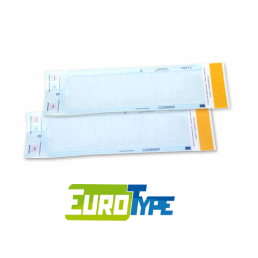 Пакеты для стерилизации ЕВРОТАЙП  90мм/260мм (уп 200шт)  самозапечатывающиеся (бумага/пленка)