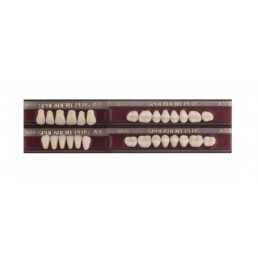 Спофадент Плюс (A3) 1/44-0/0-1/65 (28шт) - Трехслойные акриловые зубы SPOFA