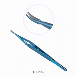 ТН-515L Иглодержатель микрохирургический изогнутый,180 мм, трехшарнирный, Микрохирургические Технологии