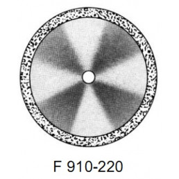 DISC F 910/220       (0,30 mm) двухст.край