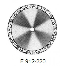 DISC F 912/220       (0,20 mm) верх.край