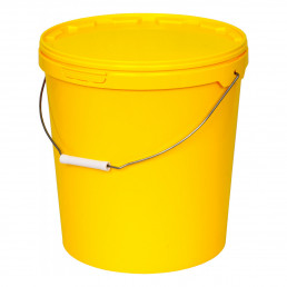 Бак для сбора медицинских отходов - 20 л. класс "Б" (Желтый) Респект