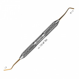 1314F TIN Штопфер обратноконусный- гладилка удлинненая узкая с покрытием 1,5/ 1,3мм Fabri