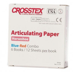 Копирка бумага CROSSTEX 71мик. прямая красно/синяя (12*12=144 листа) Кросстекс