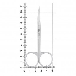 AC 649/11 Ножницы хирургические стандартные изогнутые, 11,0 см, зубчатые, NOPA