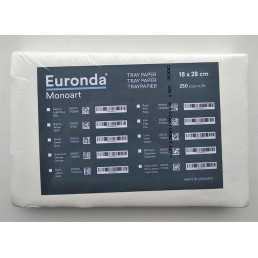 Салфетки автоклавируемые для подносов белые (18*28 см) (250 шт) Euronda 