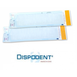 Пакеты для стерилизации Dispodent  90мм/162мм (уп 200шт)  самозапечатывающиеся (бумага/пленка)