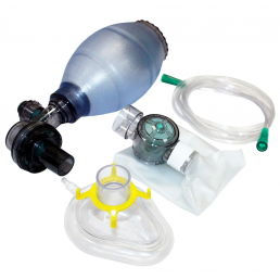 Мешок дыхательный реанимационный Амбу ручной, одноразовый (детский) (1 шт) Plasti-med