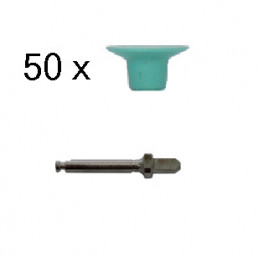 Энсмарт ДИСК (50шт+1) ЗЕЛЕНЫЙ(средний), полир силиконовый финишный для композитных реставраций, Кагаяки (Kagayaki Ensmart) (Аналог One Gloss SHOFU)