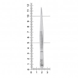 AB 562/11 Пинцет для удаления осколков прямой, 11,5 см, NOPA