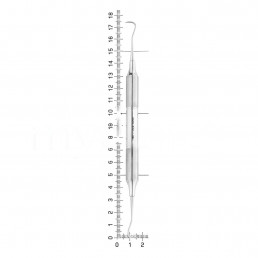 26-19B Скейлер парадонтологический, форма H6/H7, ручка DELUXE, ø 10 мм