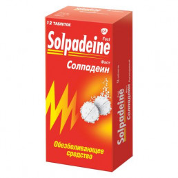 Солпадеин Фаст таблетки раств. (65 мг+500 мг) (12 шт) ГлаксоСмитКляйн Дангарван Лимитед
