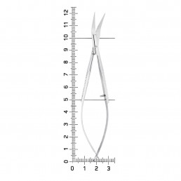 AC 751/12 Ножницы микрохирургические угловые Noyes, 12,0 см, NOPA