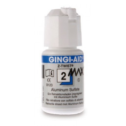 (Уценка) Джинджи Аид №2 (274см) Синяя (сульфат алюминия) ретракционная нить с пропиткой (1шт) Gingi-Aid