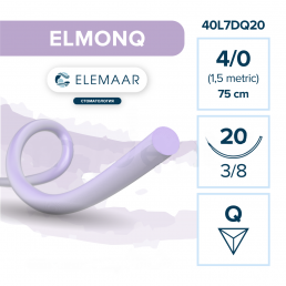 ELMONQ №4 (12шт) фиолет., 75см, обр-реж., 20мм, 3/8. ELEMAAR