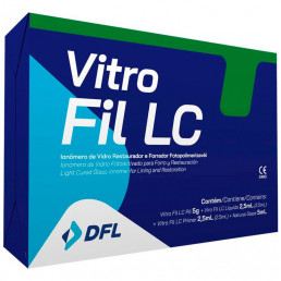 Витро Фил ЛЦ A1 (5г+2,5мл+2,5мл+5мл) Пакуемый цемент тройного отверждения, DFL (Vitro Fil LC)