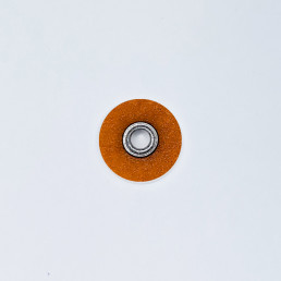 РаундФлекс Т (50шт) 9,5мм,   КОРИЧНЕВЫЙ(средний), втулка металл, основание мягкое, Кагаяки (Kagayaki RoundFlex T) (аналог Соф Лекс 3М)