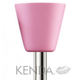 Резинка для полировки, 910-F ЧАШКА большая розовая (мелкозерн) (1шт) Kenda