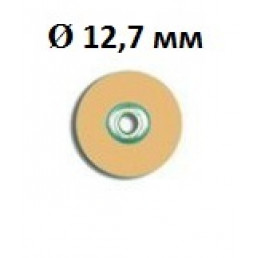 РаундФлекс М (50шт) 12,7мм,   КОРИЧНЕВЫЙ(средний), втулка металл, основание жёсткое, Кагаяки (Kagayaki RoundFlex M) (аналог Соф Лекс 3М)