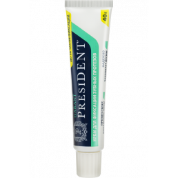 Крем для фиксации зубных протезов PRESIDENT Garant Мятный вкус (40 г)