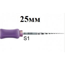 ПроТейпер ручной 25 мм S1 (6 шт/уп) Фиолетовый, Dentsply