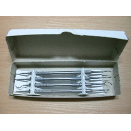 Набор инструментов для снятия зубных отложений (4 инструмента) (ММИЗ)