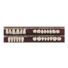 Спофадент Плюс (D2) 53-53-1/74 (28шт) - Трехслойные акриловые зубы SPOFA