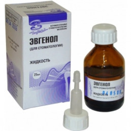 Эвгенол (25 мл) Для антисептической обработки корневых каналов, ВладМиВа