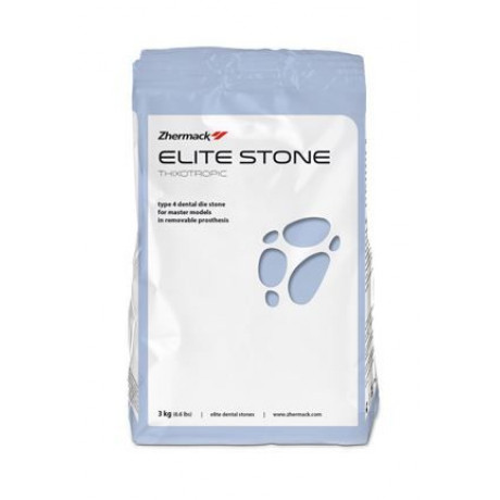 Супергипс (4 класс) Элит Стоун (Navy Blue Голубой) (3 кг) Zhermack (Elite Stone)
