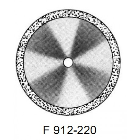 DISC F 912/220       (0,20 mm) верх.край