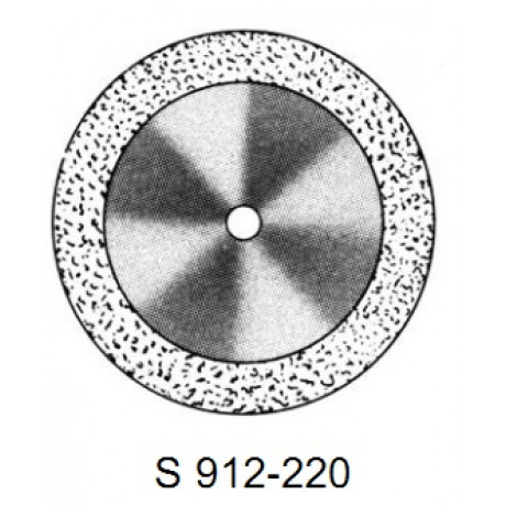 DISC S 912/220       (0,12 mm) верх.край