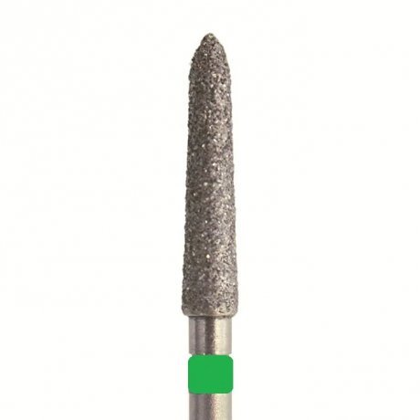 Бор алмазный 879 016 FG (5 шт) Форма: пуля, зеленый. JOTA
