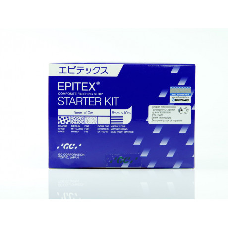 Штрипсы полимерные EPITEX, STARTER KIT Набор для финирования и полирования (5 рулонов*10м) GC