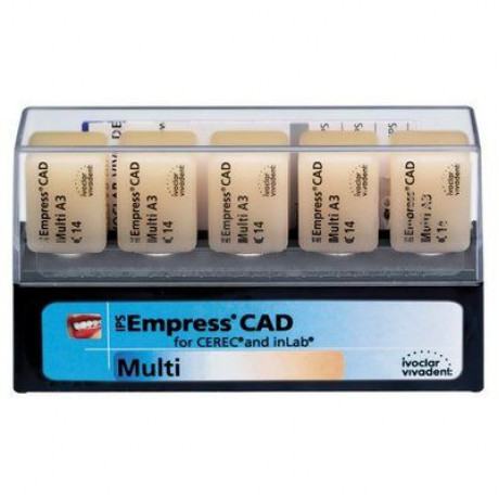 Блоки Импресс IPS Empress CAD CEREC/inLab Multi Размер I12, Цвет BL3 (5шт) для CAD/CAM IVOCLAR (Импресс директ церек/инлаб Мульти)